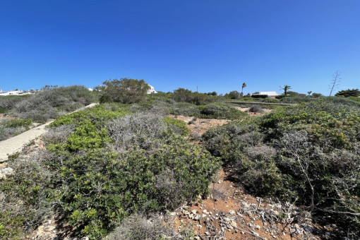 Magnifica parcela de inversión en primera línea de mar, vistas al mar, situada en Binidali, Menorca.